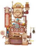 Robotime ROKR 3D Csokoládégyár golyópálya - lézervágott mechanikus modell LGA02