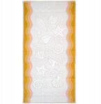 Greno Puha törölköző Ocean 100 % pamut kagyló sárga 50x100cm (5905164020732)