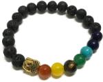 Cotomag Bratara Piatra Lava - Chakra/Buddha Unisex