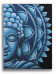 Cotomag Tablou Buddha-Mandala Albastru 60 x 80 cm
