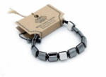 Cotomag Bratara Hematit Magnetic - Jasp Alb