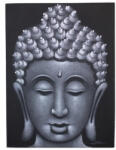 Cotomag Tablou Buddha - Finisat cu Nisip Gri 60 x 80 cm