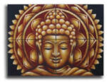 Cotomag Set 4 Tablouri Buddha Mandala - Auriu 40 x 30 cm
