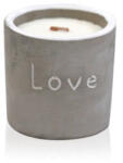 Cotomag Lumanare de Soia Gri - LOVE