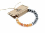 Cotomag Bratara cu Pietre Pretioase Fatetate - Carnelian Magnetic