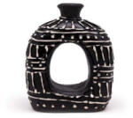Cotomag Vaza Ovala Neagra 18 cm