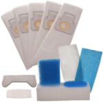  Set 5 Saci Microfibră și Filtre pentru Aspirator Thomas Twin Genius, TT, T1, T2, ORCA, compatibil 787243 (TRS1-1248-CS1-N)