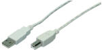 LogiLink USB кабел LOGILINK за принтер USB 2.0 (T) към USB 2.0 Type-B (T) 5м сив "CU0009 (CU0009)