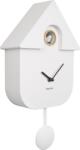 Karlsson Ceas de perete cu cuc Modern Cuckoo alb (KA5768WH)