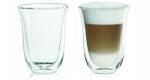 De'Longhi latte pohár, 330ml, 2 db, dupla termofalak, boroszilikát üveg (5513284171)