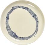 Serax Farfurie pentru mic dejun Feast, 19 cm, alb-albastru (XB8921004B)