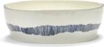 Serax Bol pentru salată Feast, 28, 5 cm, alb-albastru (B8921015B) Castron