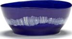 Serax Bol Feast 18 cm, albastru închis-alb (XB8921010C) Castron