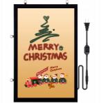  Képkeret, poszter, Led világító doboz, 962x632 mm, filmposzterek, fekete (CTXFKLEDZSK2)