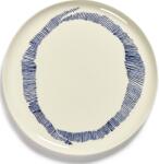 Serax Platou de servire Feast alb-albastru (B8921007B)