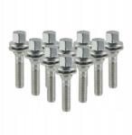 Getmann 10 x Hosszú M12x1, 25x56mm Csavar Lapos Alátéttel, 17-es Kulcsnyílás (CP5/SG10)