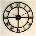 Wisan Modern klasszikus ébenfa falióra 60x60cm étkező nappaliba (AWCUS017L)