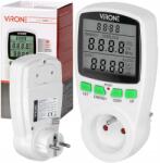 Virone Wattmérő Energiamérő Fogyasztásmérő Voltmérő (WATOMIERZ WOLTOMIERZ PROGRAMATOR)