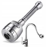  Csaptelep Hosszabbító Perlátor Forgó Adapter Hosszabbító Akkumulátorhoz (2233)