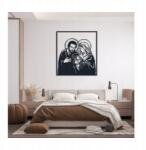 Wisan Modern elegáns kép Szent Család sötét tölgy 80x60cm nappaliba (AWCUS010J)