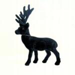 Wisan Karácsonyi dekorációs rénszarvas arany szarvakkal fekete 11cm (AWMBG444)