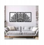 Wisan Modern nagy kép Mandala hálószoba nappaliba 3 el rózsafa 185x100cm (AWCUS011I)