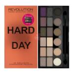 Revolution Beauty London Hard Day Palette 18 színű szemhéjpúder paletta 13g (11767)