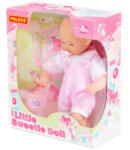 Polesie Puha testű baba cumival és etetőkészlettel, 28 cm (80455)