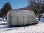 Brunner Caravan Cover 6M lakókocsi téli védőponyva, 450 x 250 cm (C93154)