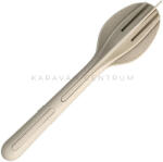 Koziol Klikk evőeszközkészlet, homok (FF551223)