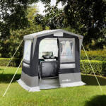 Brunner Gusto NG 1 konyha/tárolósátor, 150 x 150 cm szürke (C14192)