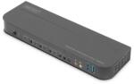 ASSMANN DIGITUS KVM суич 4 портов, 4K60Hz, 4x DP in, 1x DP/HDMI out (DS-12890)