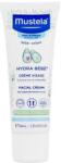Mustela Hydra Bébé® Facial Cream újszülöttkortól használható hidratáló arckrém 40 ml gyermekeknek