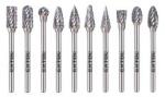 Extol Industrial mini keményfém turbómaró (rotormaró) készlet, 10 db (8703810)