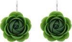 Troli Zöld lógó virág fülbevaló Cool Green