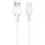 hoco. USB-A to USB-C Kábel Hoco Flash X20, 18W, 2A, 1m, Fehér