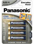 Panasonic Everyday Power LR03 / AAA elem, 4 db (B00192581)
