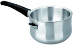 ibili Bain-marie Ibili-Flexibilis csokoládé edény, rozsdamentes acél, 16x9cm, ezüst/fekete (IB-774016)