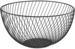 Ambition Fém gyümölcskosár, 26 cm, Ambition Decor, fekete (29504)