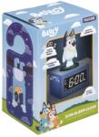 Paladone Alarm Clock Icon, Bluey, Licensed, 16 cm, LED világítás, USB, Digitális ébresztőóra (PP14331BLU)