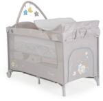 Moni Sleepy összecsukható luxus utazóágy 2 szint+pelenkázó+játékhíd szürke