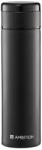 Ambition Indi rozsdamentes acél termosz, 420 ml, LCD hőmérsékletjelzővel, fekete (42191)