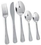 Domotti Rozsdamentes acél evőeszköz készlet, 30 részes, 6 személyes, kávéskanállal, Domotti London (89498)