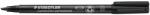STAEDTLER Lumocolor 314 B OHP alkoholos marker, 1-2.5 mm, fekete
