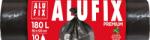 Alufix Premium, fekete, 180 l, 10 darab