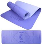LIFEFIT LIFEFIT Lotos Duo jógamatrac, 183x58x0, 6cm, kék