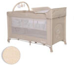 Lorelli Noemi 2 Plus multifunkciós utazóágy - Fog Beige Star - pepita - 38 840 Ft