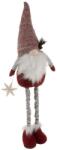 Ruhhy 22315 Karácsonyi manó dekoráció, teleszkópos lábakkal, 82 cm