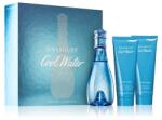 Davidoff Cool Water Woman ajándék szett nőknek EDT 100 ml + testápoló tej 75 ml + tusfürdő gél 75 ml
