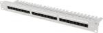 Lanberg Пач панел Lanberg patch panel 24 port 1U 19" CAT. 6 utp with cable organizer grey (PPU6-1124-S)